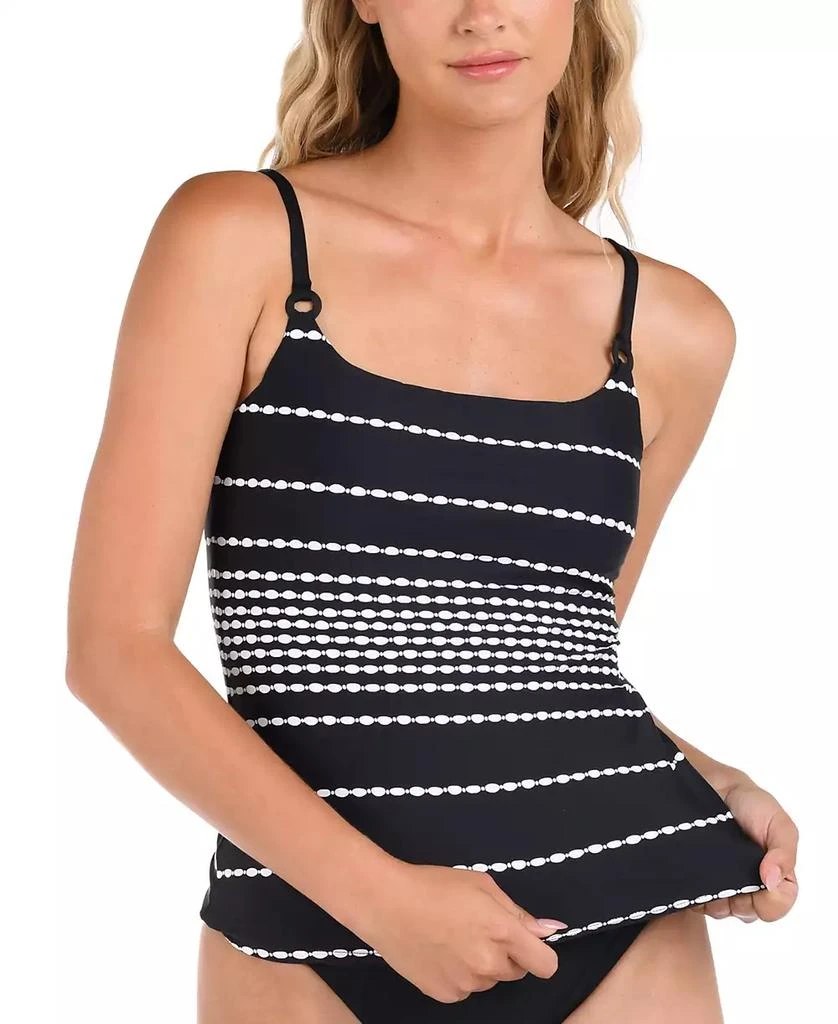 La Blanca Women's City Lights Lingerie Strap Tankini Top 4