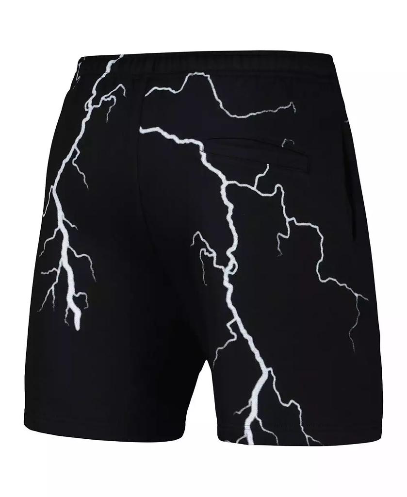 Pleasures Men's Black Milwaukee Brewers Lightning Shorts