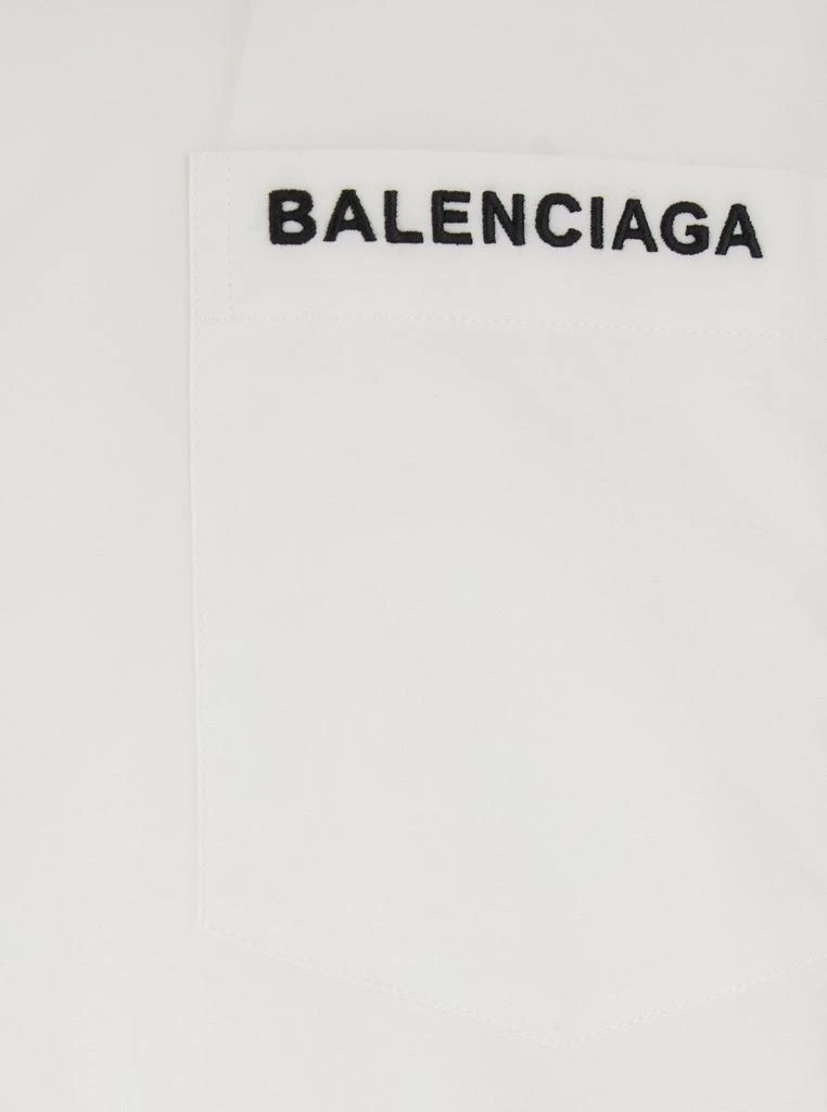 Balenciaga Balenciaga Logo Embroidered Long-Sleeved Shirt 3