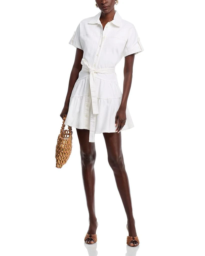 AREA Belted Short Sleeve Shirtdress 3
