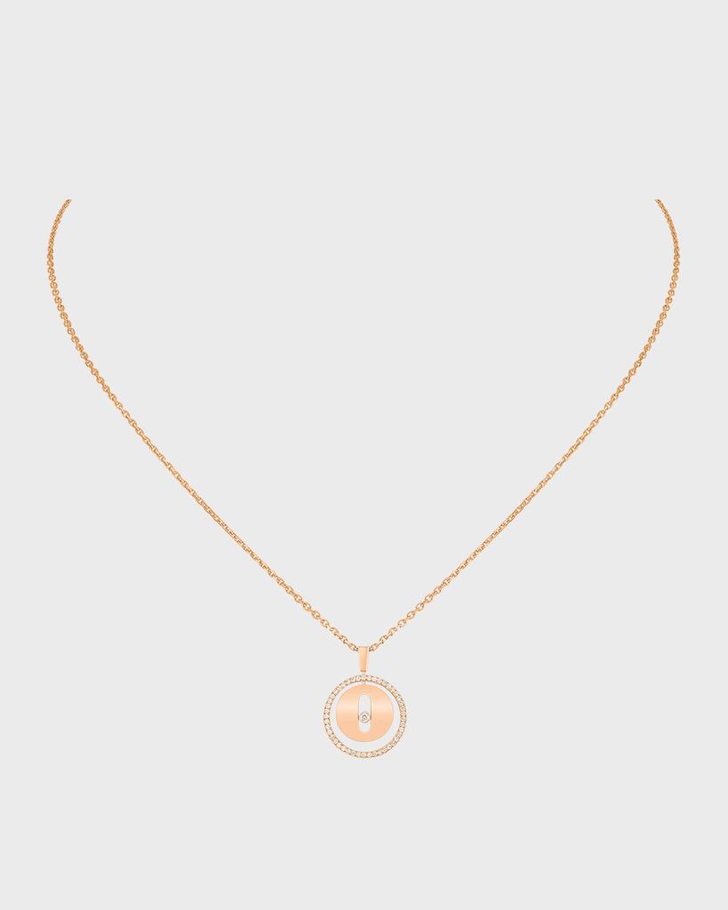 Messika Lucky Move 18K Rose Gold Diamond Necklace