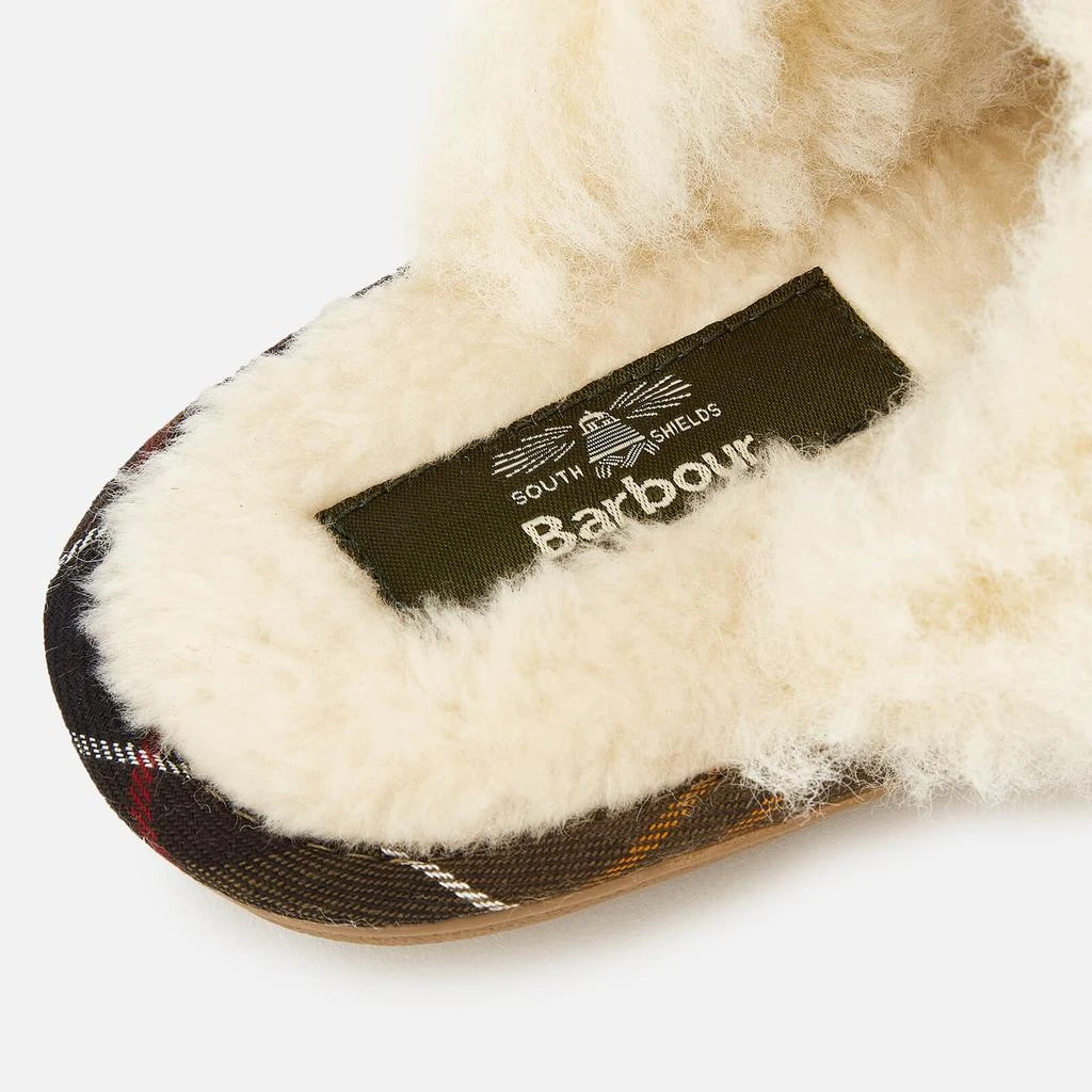 Barbour Women's Lydia Suede Mule Slippers - Camel 3