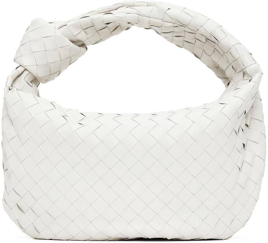 【関税込み】Bottega Veneta ホワイト ミニ Sunrise バッグ Bottega Veneta Women's' Mini Sunrise Shoulder Bag in White