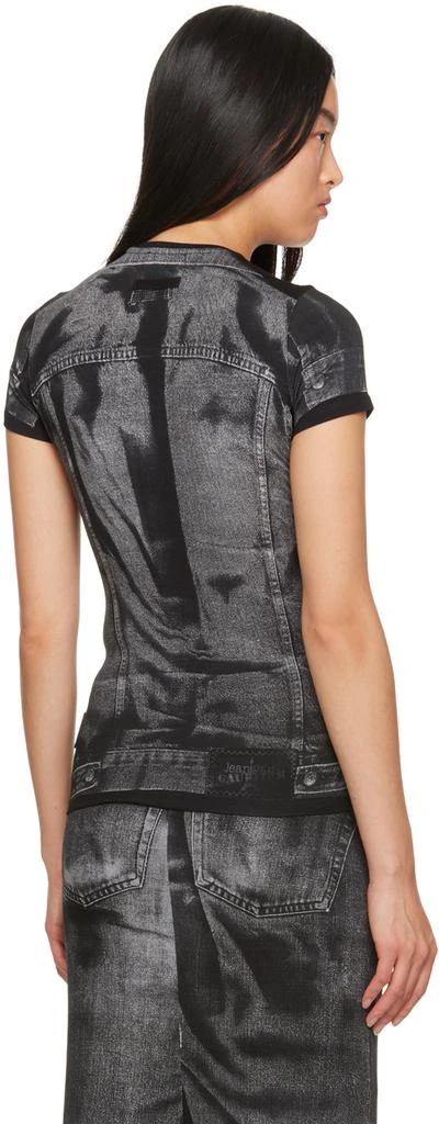 Jean Paul Gaultier Black Trompe L'œil T-Shirt 3