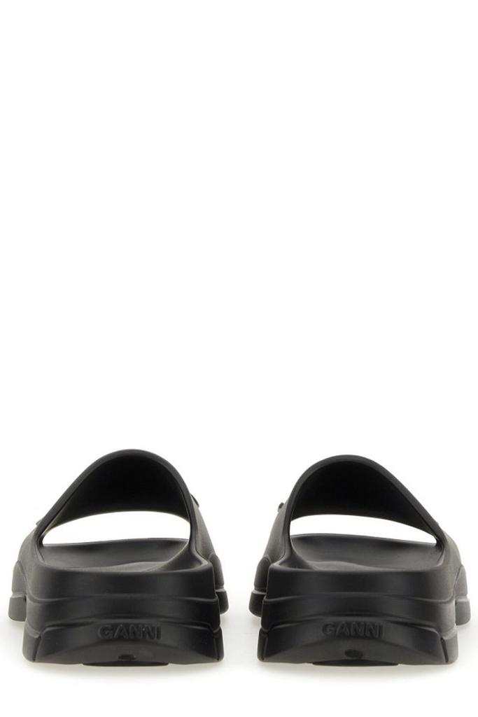 【GANNI】Pool slides GANNI Women's Light Weight Pool Slide in Black GANNI