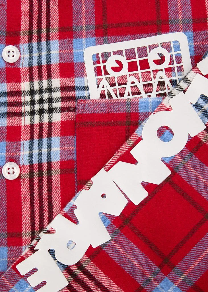 Billionaire Boys Club KIDS Logo-print checked flannel shirt 2