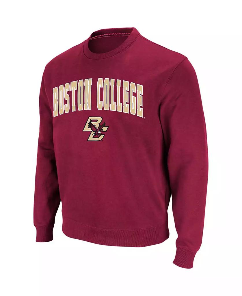 Colosseum Men's Boston College Eagles Arch Logo Crew Neck Sweatshirt