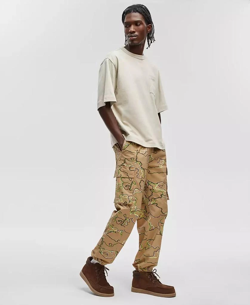Mode of One Men's Regular-Fit Pull On Camo Print Cargo Joggers, Created for Macy's 3