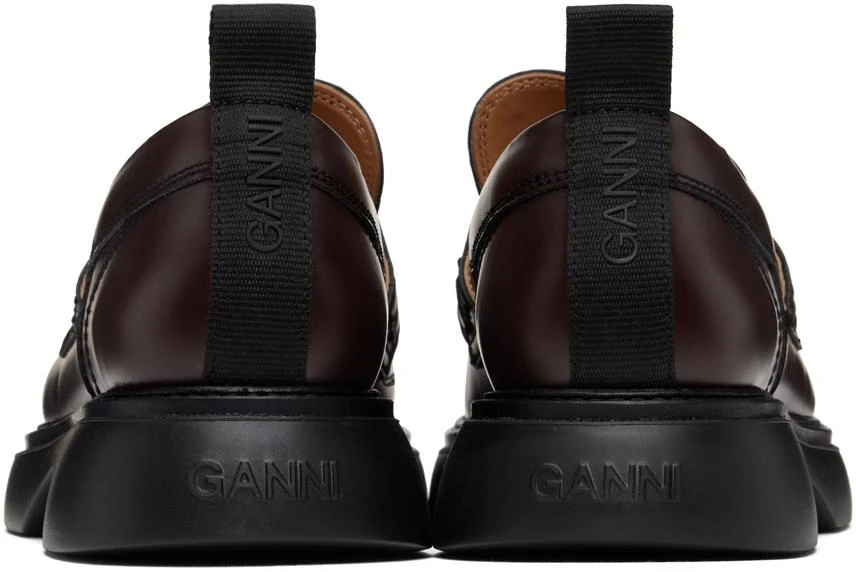 Ganni Brown Everyday Loafers 2