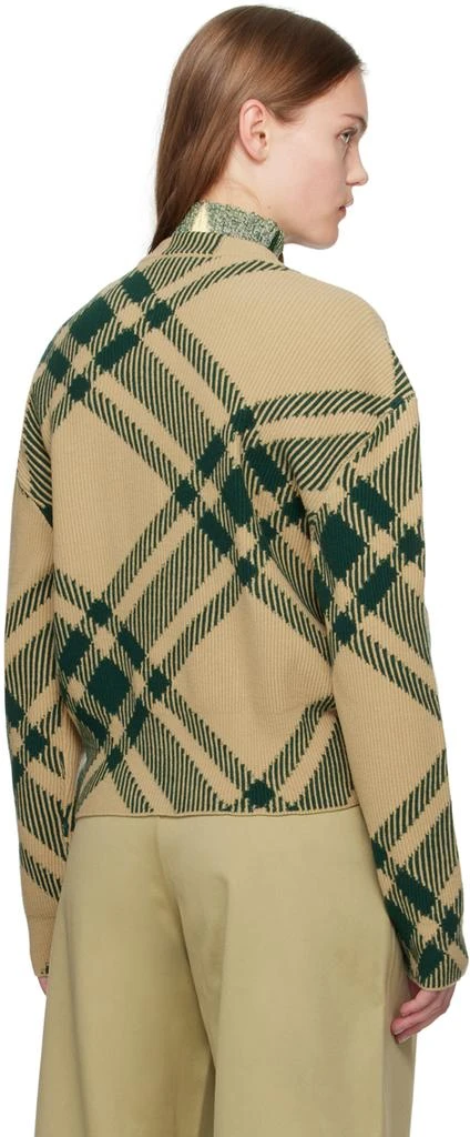 Burberry Beige Check Cardigan 3
