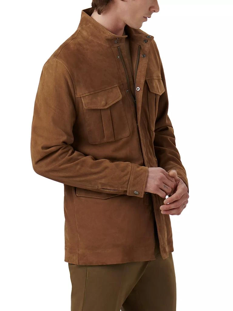 Bugatchi Leather Field Jacket 4