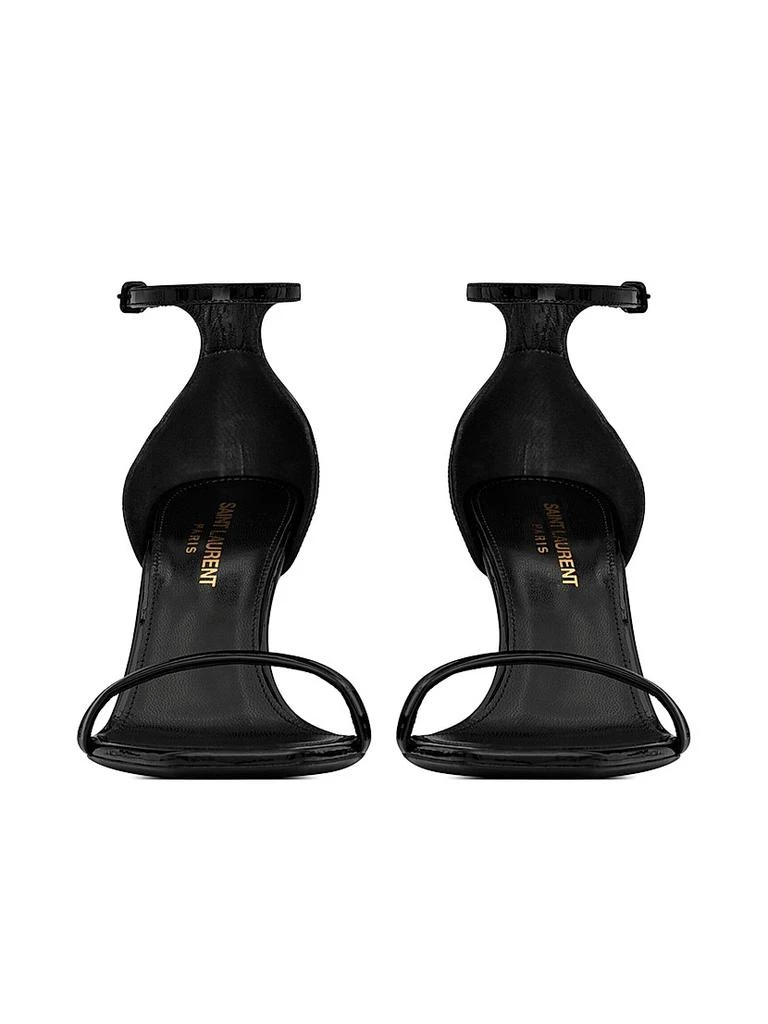 Yves Saint Laurent Opyum Sandals in Patent Leather 3