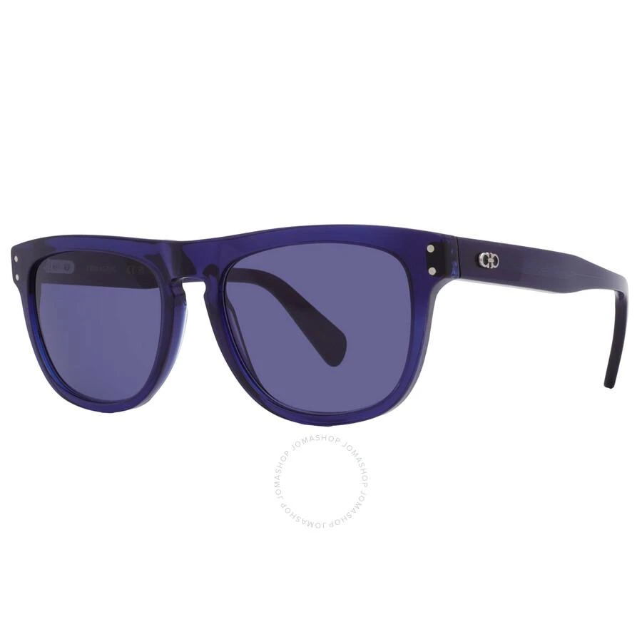 Salvatore Ferragamo Salvatore Ferragamo Blue Browline Men's Sunglasses SF1111S 432 55 2