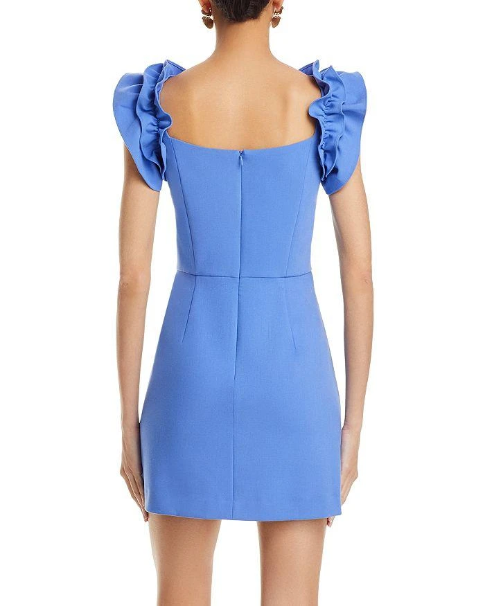 French Connection Whisper Ruffled Mini Dress 4