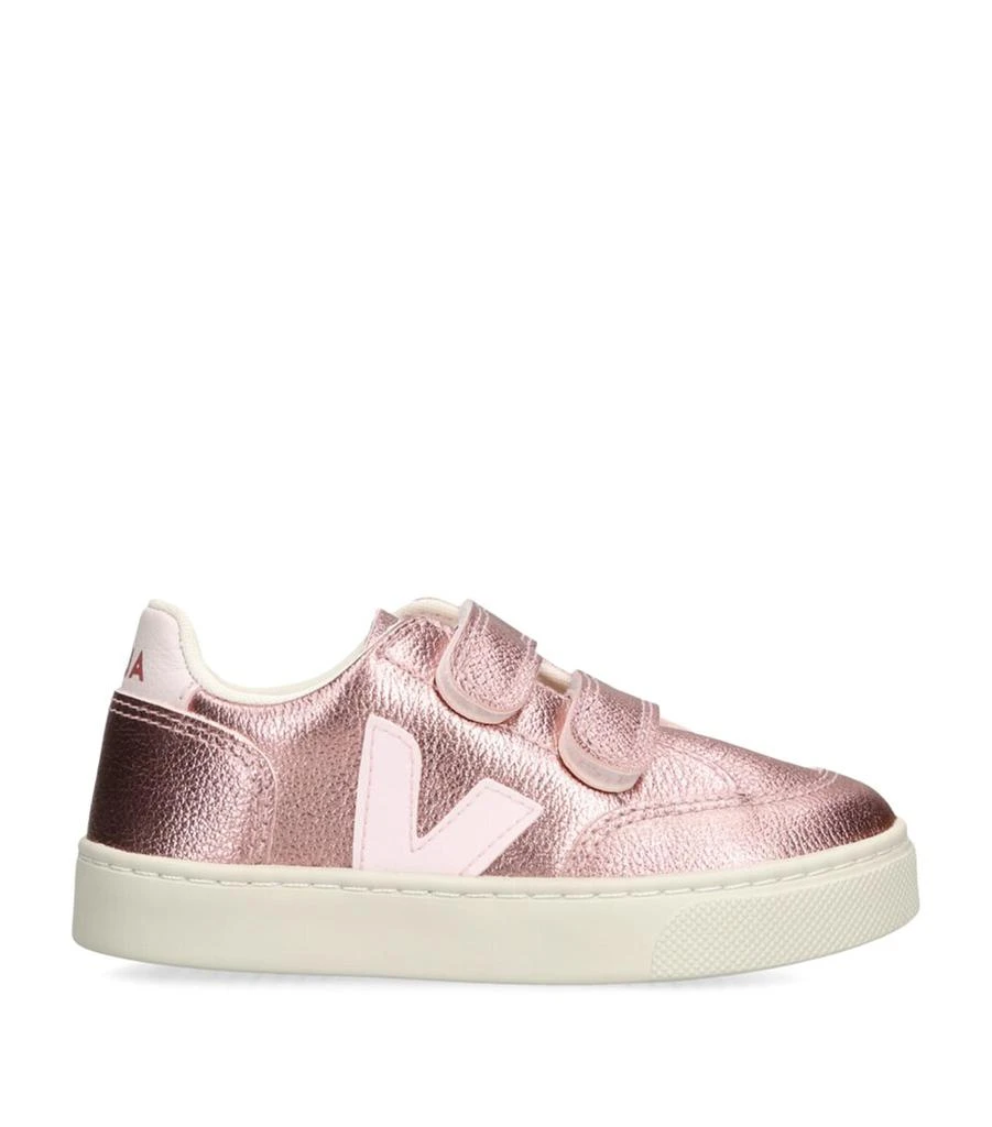 Veja Metallic Leather V-12 Sneakers 1