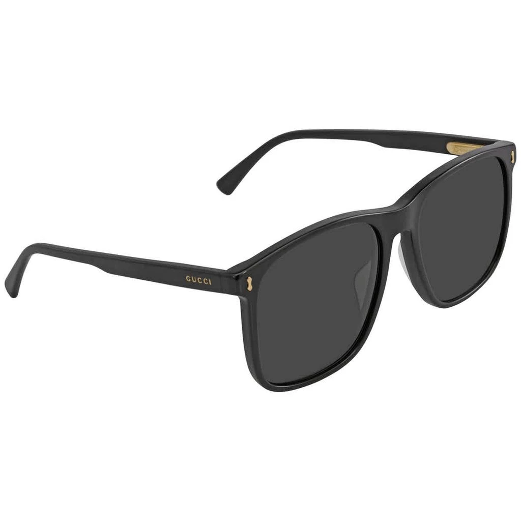 Gucci Gucci Grey Rectangular Men's Sunglasses GG1041S 001 57 2