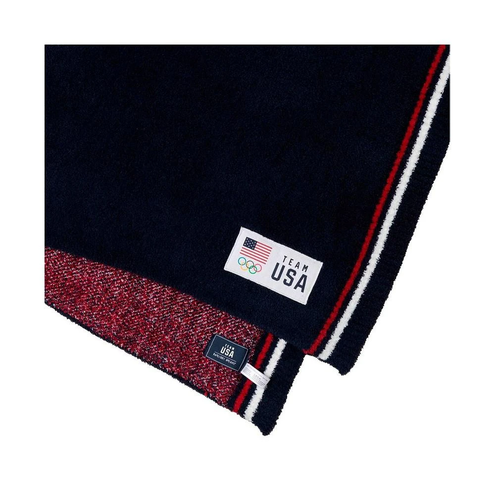 ALPHA Team USA Barefoot Dreams CozyChic Olympic Rings Throw 2