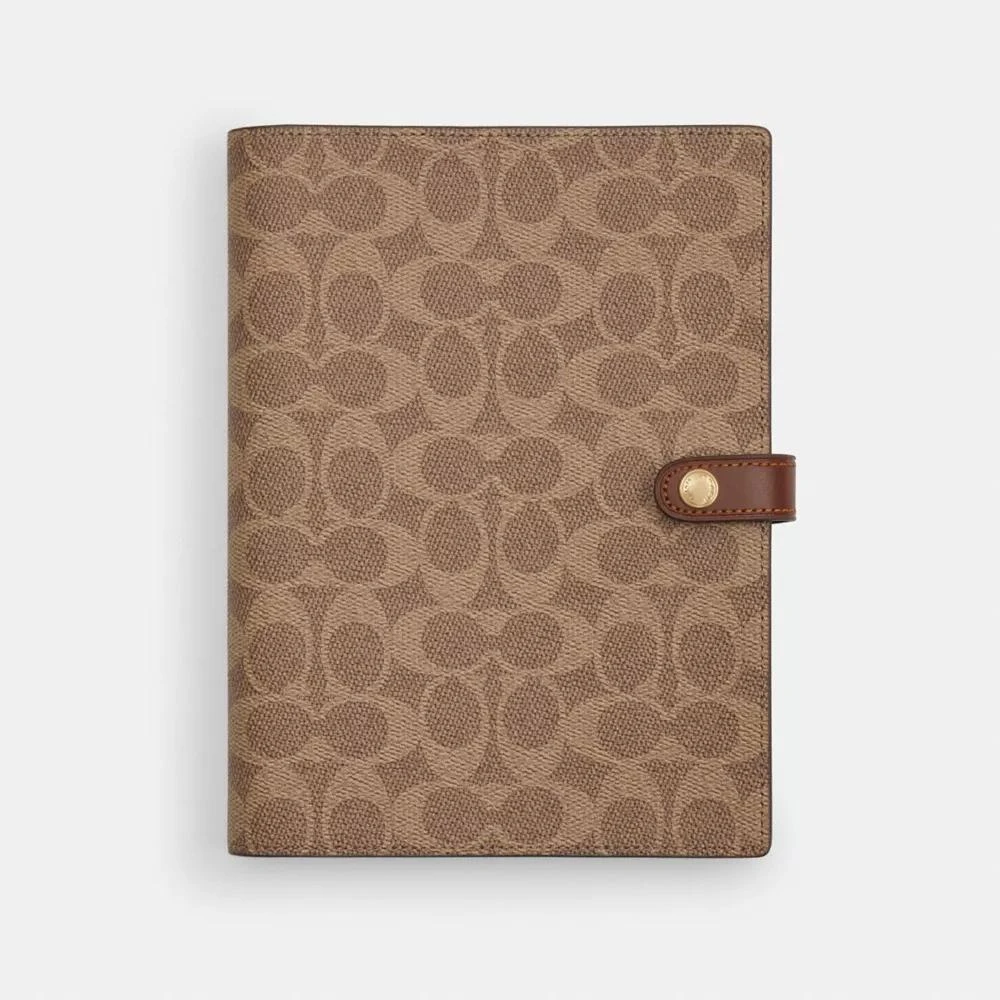 Coach Notebook In Signature Canvas 1
