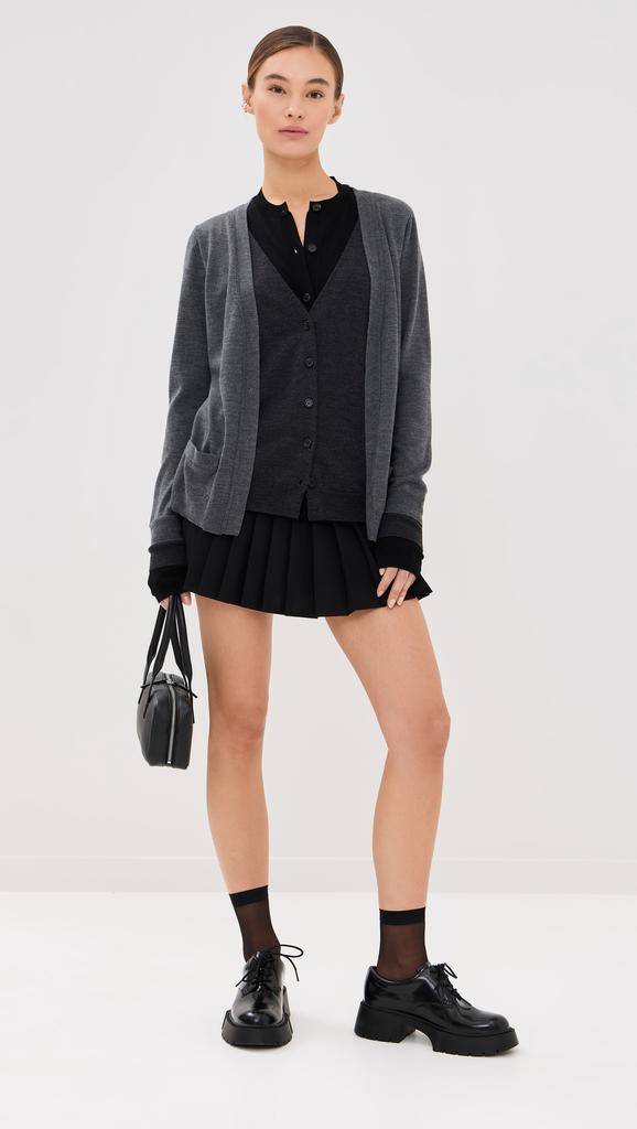 Monse Trompe L'oeil Layered Cardigan