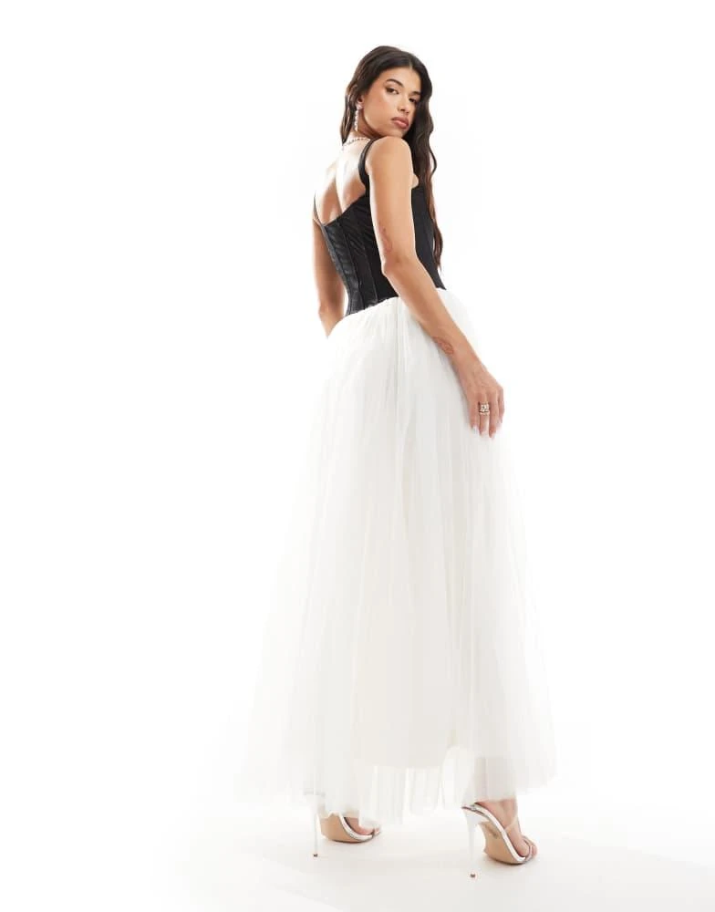 drop waist corset maxi dress OTM Exclusive: Octavia Pink Floral Ikat Drop Waist Gown 6 main image 1