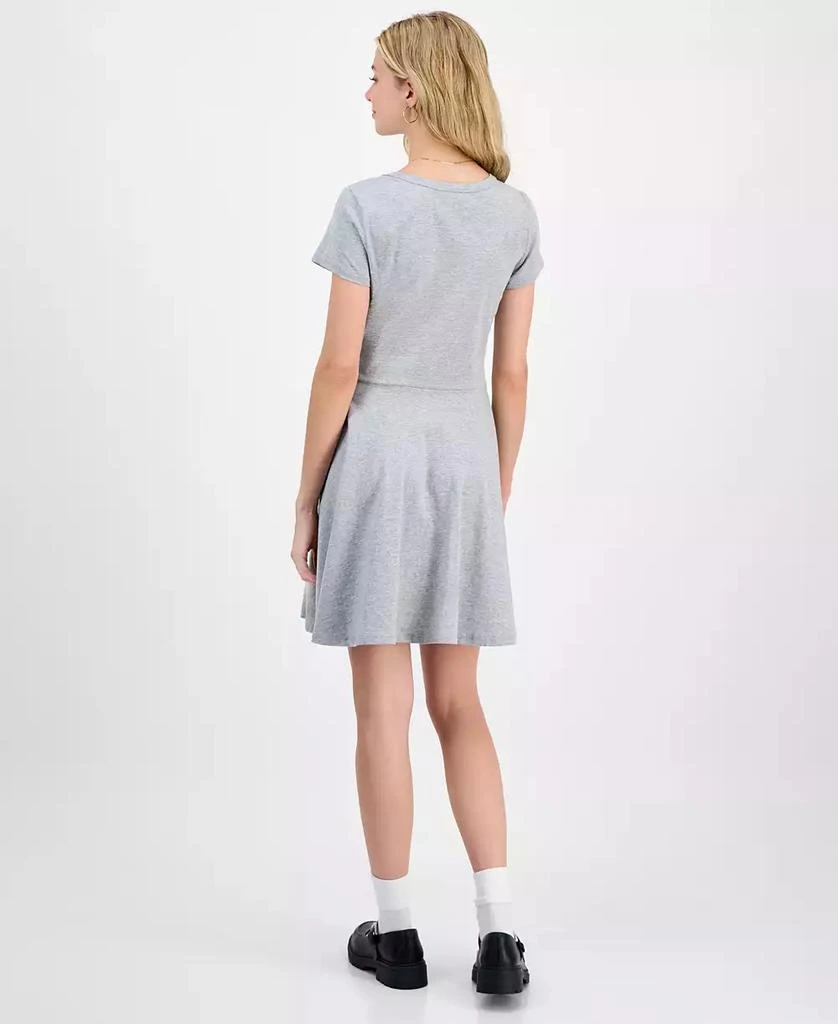 Madden Girl Juniors' Fit & Flare Knit Mini Dress 2