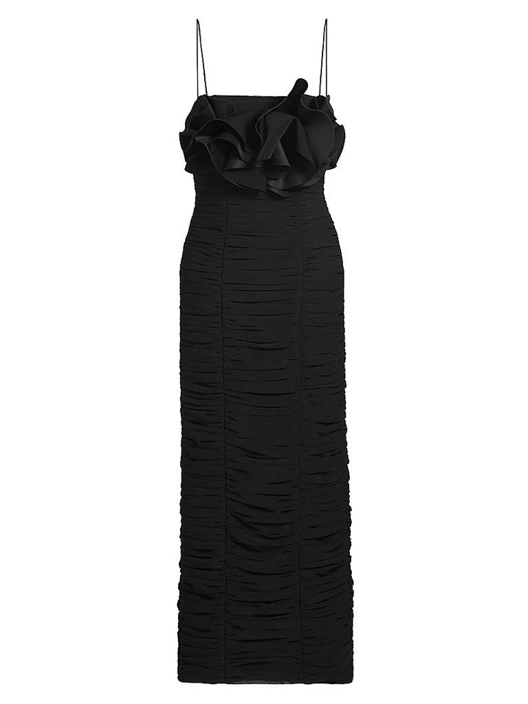 Acler Walsworth Ruched Midi Dress 1