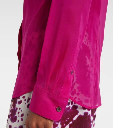 Dries Van Noten Silk-blend shirt 5