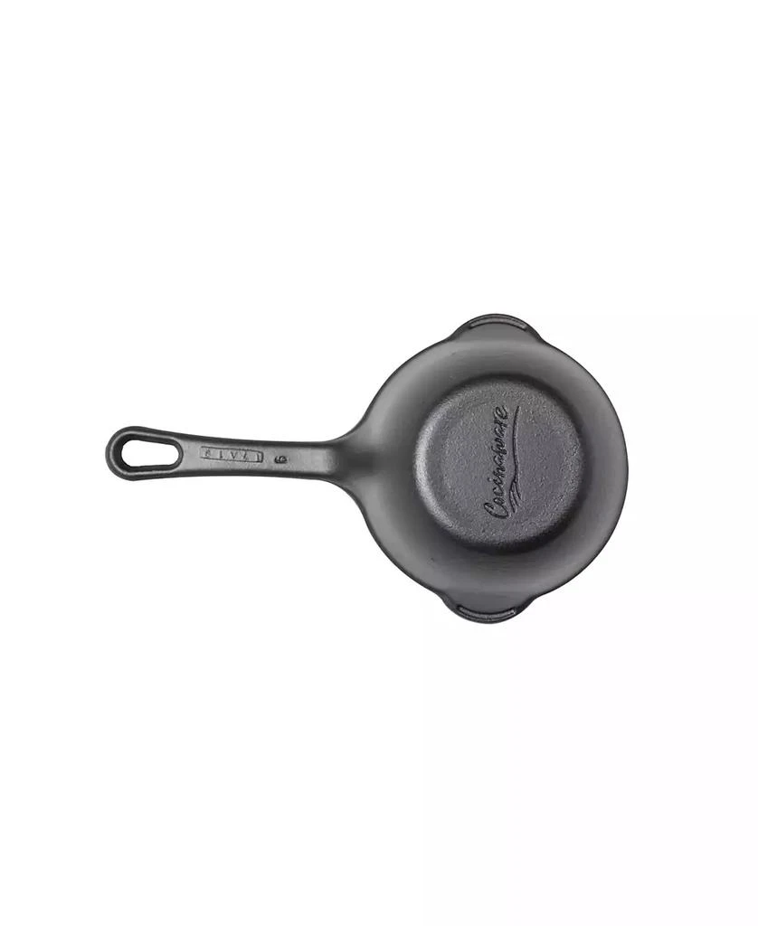 Victoria Cast Iron Sauce Pan. 0.45qt Sauce Pot Seasoned 10
