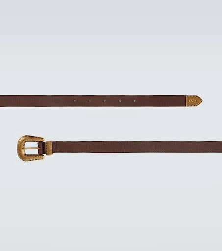 Valentino VLogo leather belt 4