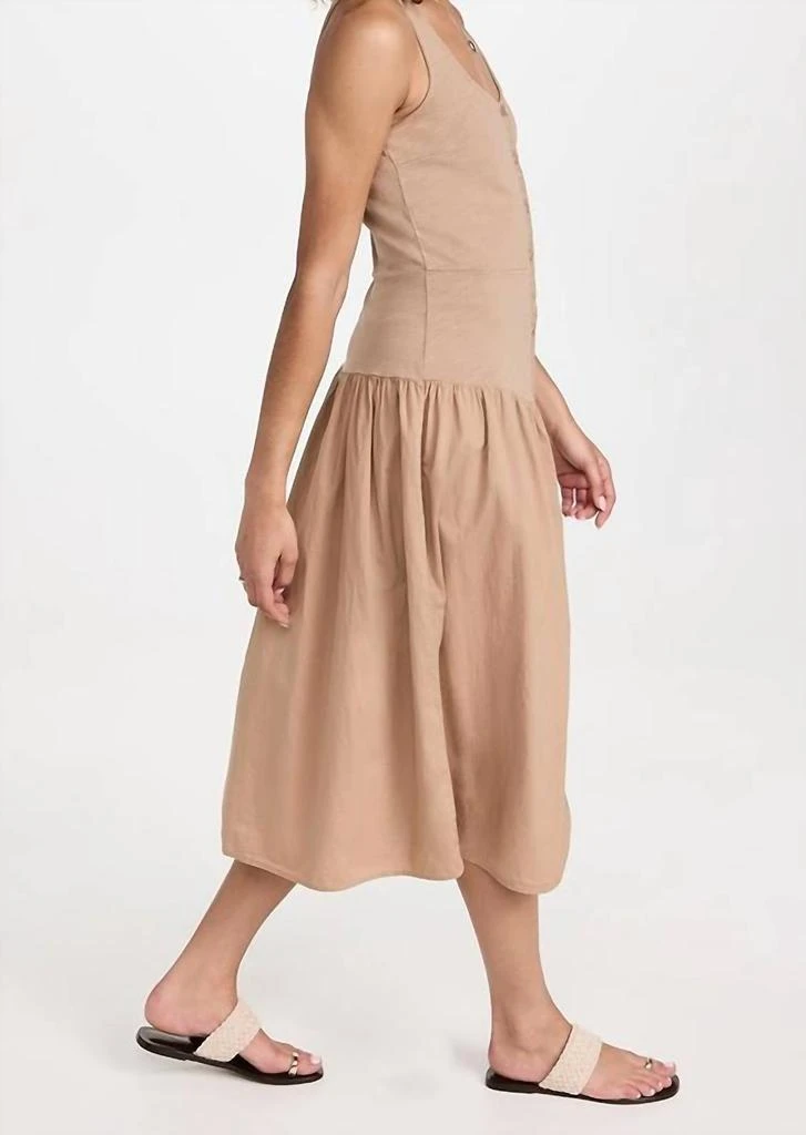 Nation LTD Carrie Romantic Sundress In Cafe Au Lait 2