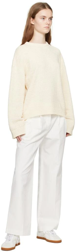 Totême Off White Crewneck Sweater 4