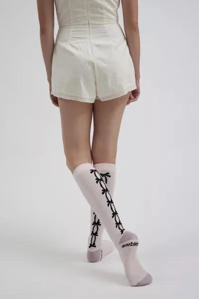 Doublesoul Doublesoul Mina Bow Ultra-High Sock 3
