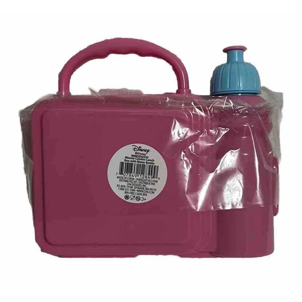 Disney Minnie Mouse Lunch Box Combo with Water Bottle Kids Set 3