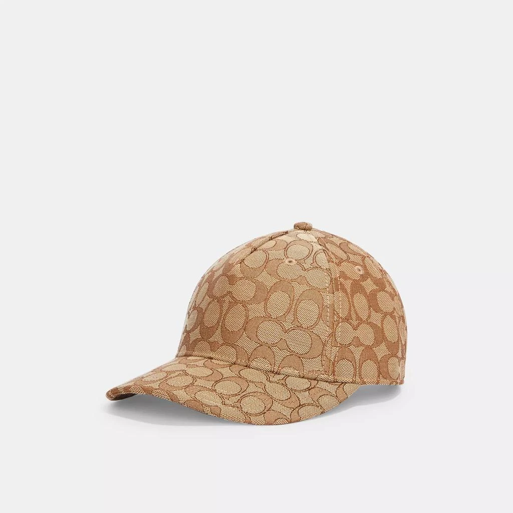 Coach Signature Jacquard Baseball Hat 1