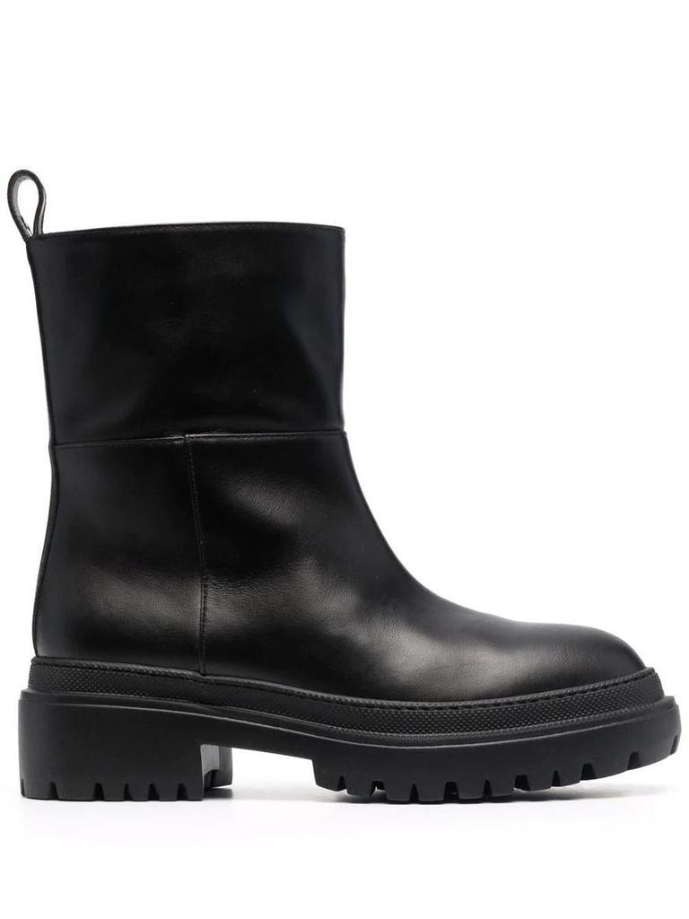 L'AUTRE CHOSE L'Autre Chose Ankle-Length Leather Boots