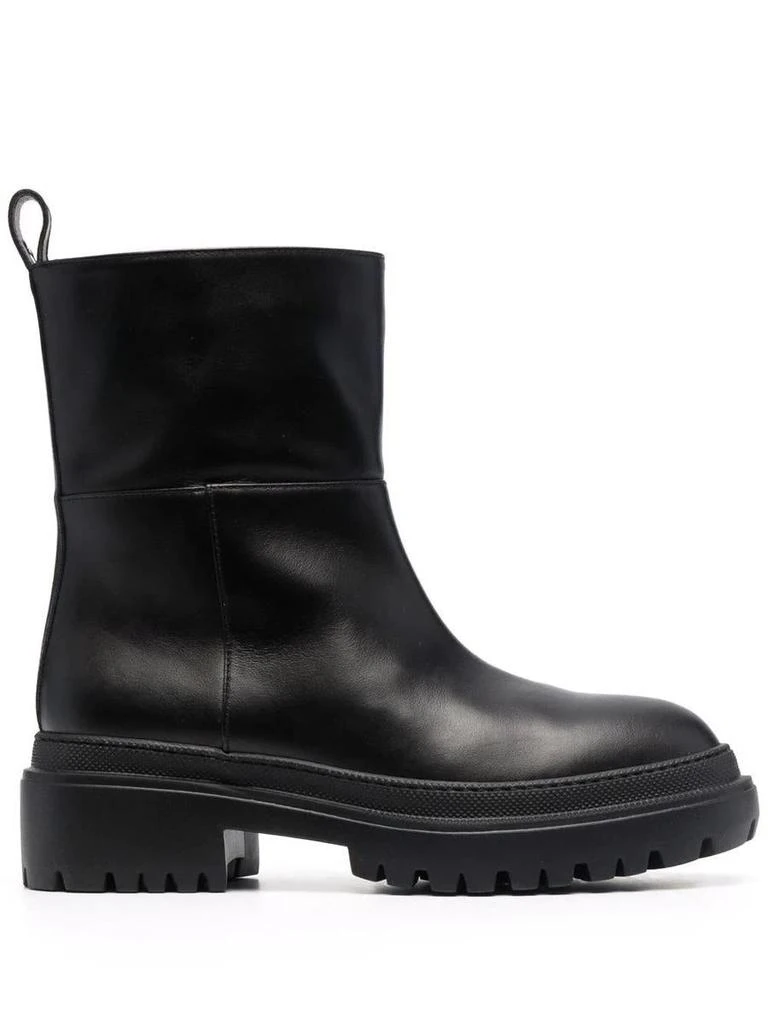 L'AUTRE CHOSE L'Autre Chose Ankle-Length Leather Boots 1