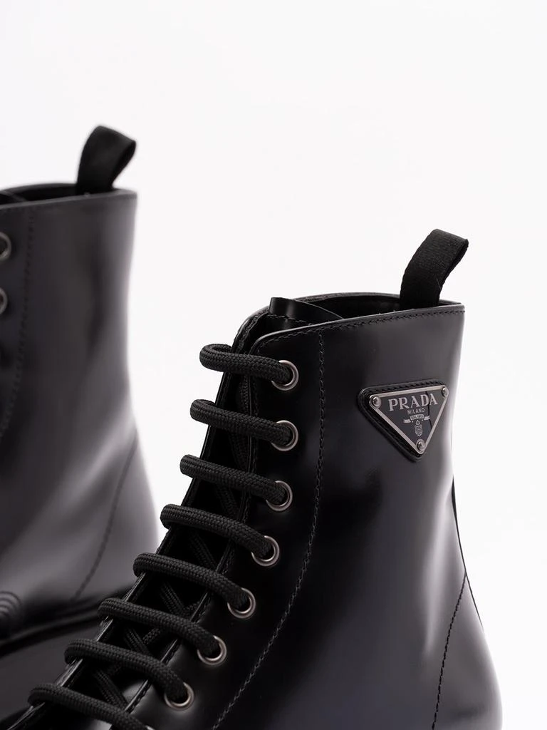 Prada Prada Lace-Up Platform Boots 5