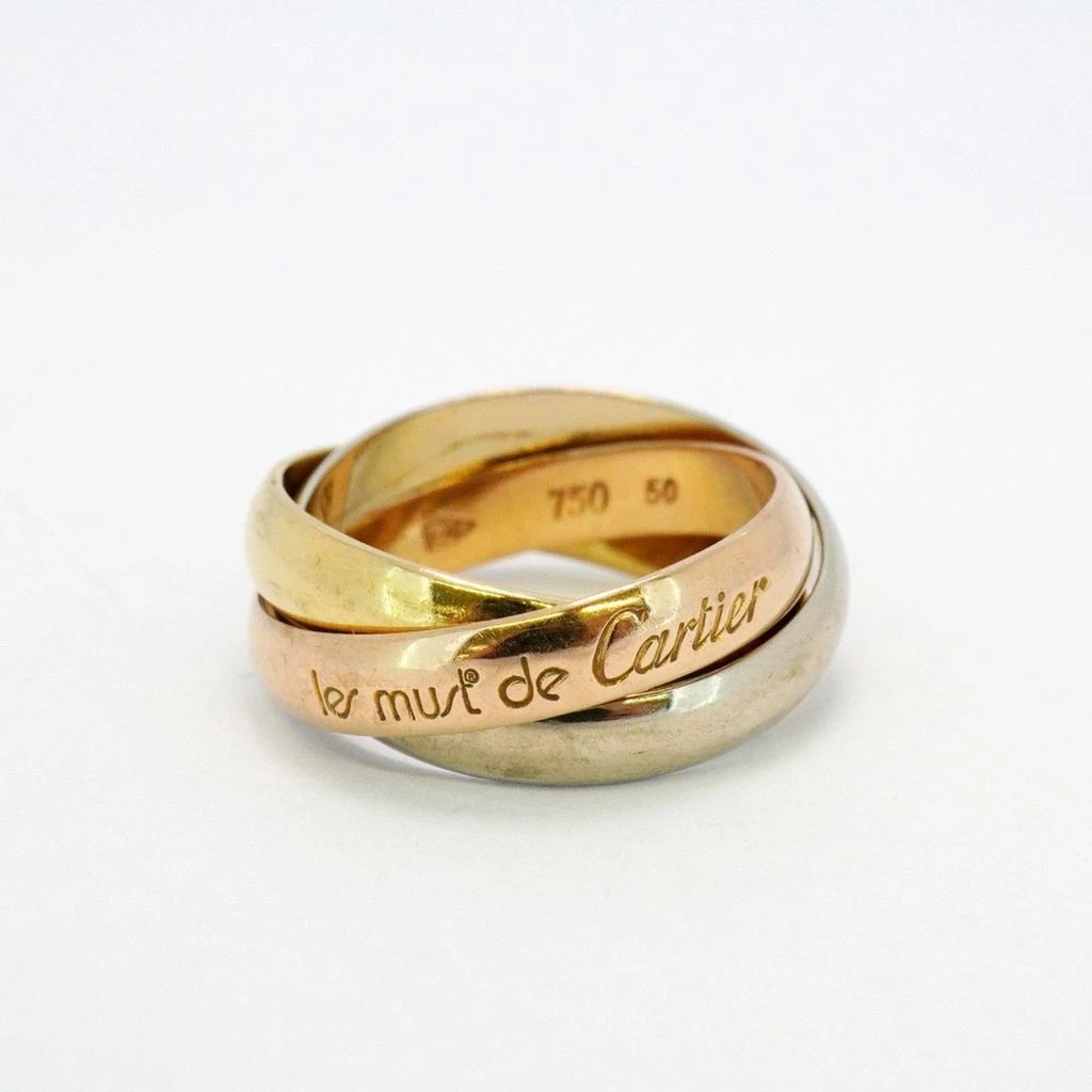Cartier pink gold (18K) gold (18K) yellow gold (18K) Band Ring (Pre-Owned) 4