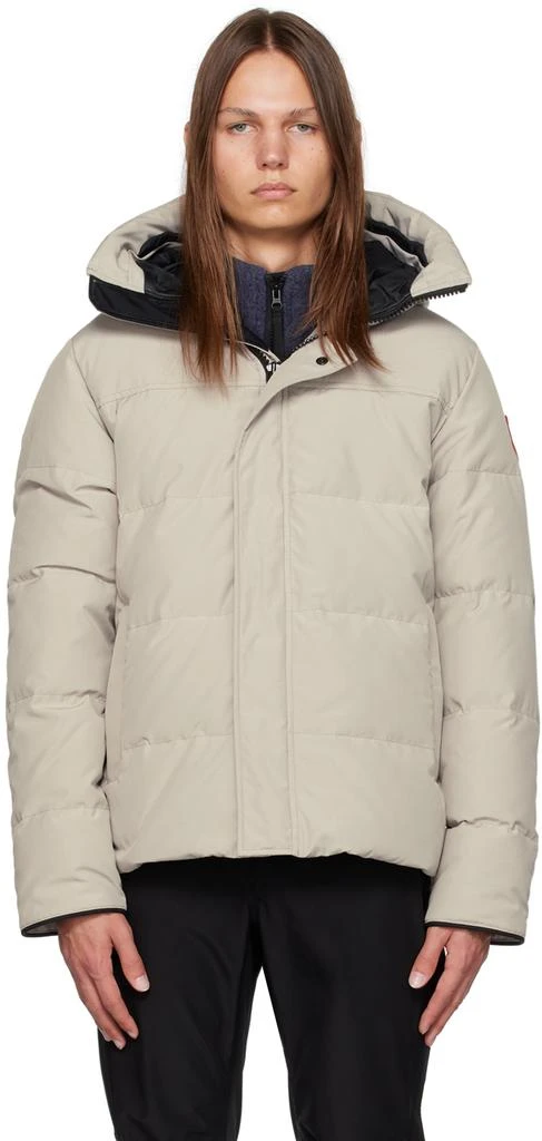 Canada Goose Beige MacMillan Down Jacket 1