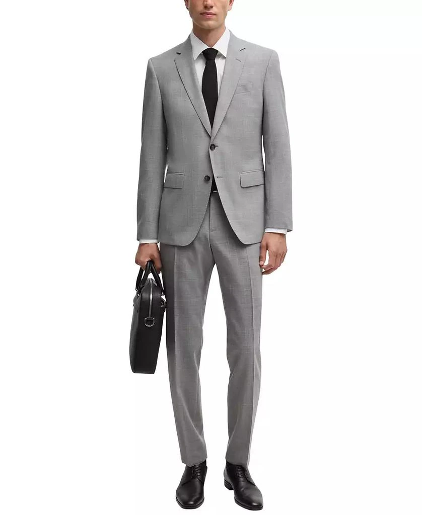 Hugo Boss Men's Patterned Stretch Cloth Slim-Fit Suit 1