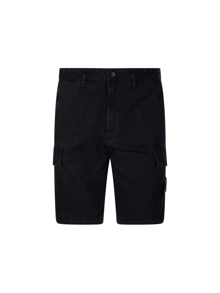 Stone Island Stone Island Compass Patch Cargo Shorts 1