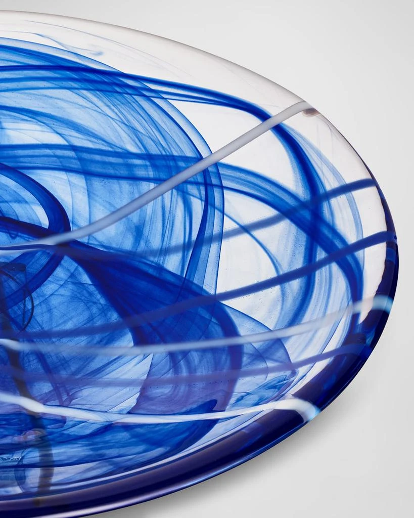 Kosta Boda Contrast Blue Platter 2