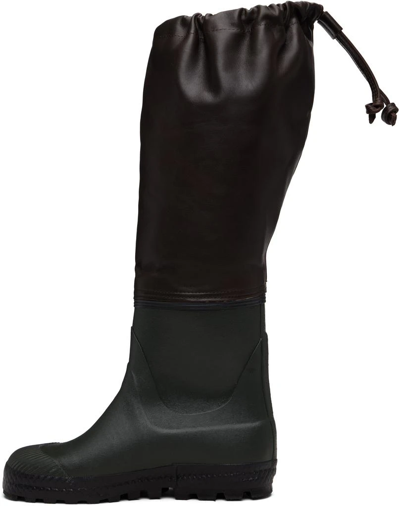 Rier SSENSE Exclusive Brown Farmer Rain Tall Boots 3
