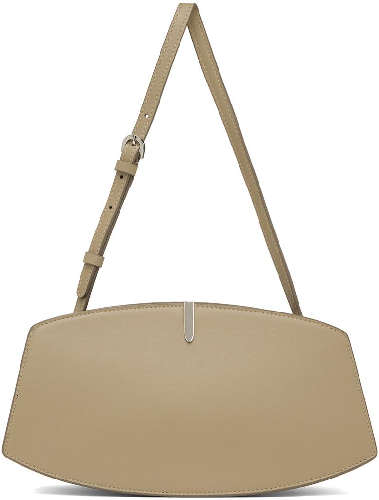 Savette タン Tondo バッグ Tondo Pouch in Black Leather · Savette