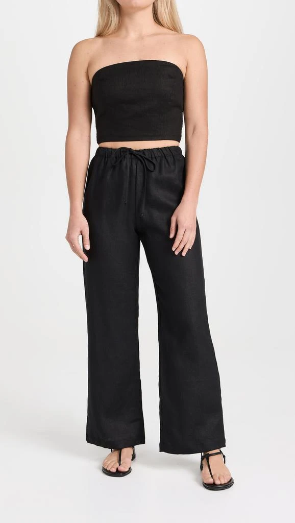 Reformation Petite Olina Linen Pants 4