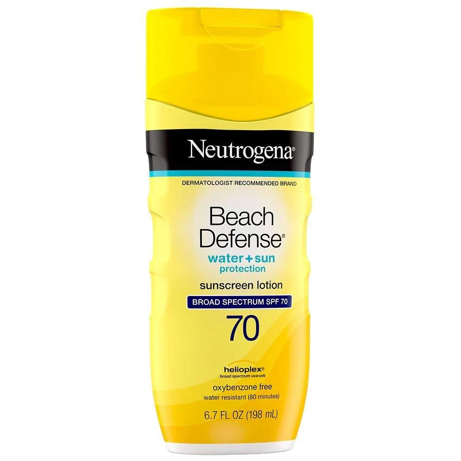 Neutrogena Beach Defense SPF 70 Sunscreen Lotion, Oil-Free Unspecified 9