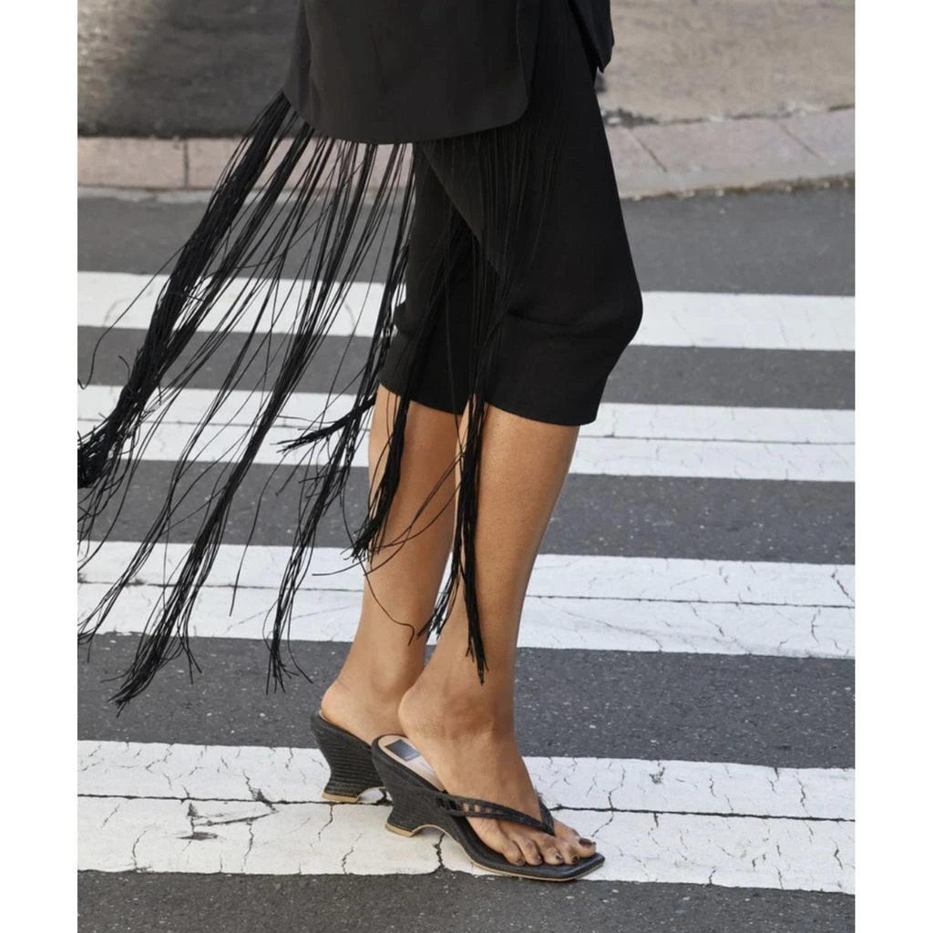 Dolce Vita Nullah Wedges Onyx Raffia 2