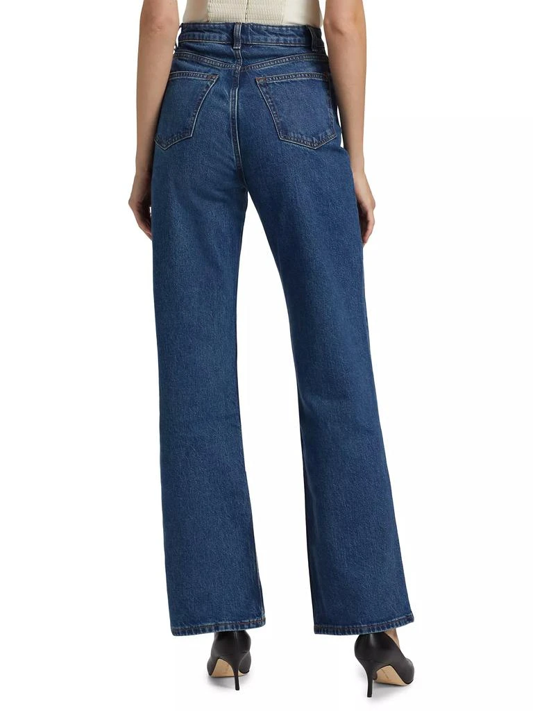 Reformation Wilder Stretch High-Rise Wide-Leg Jeans 5