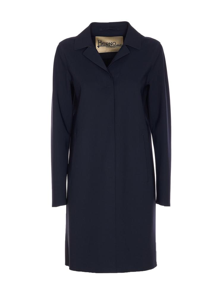 Herno Herno Single-Breasted Long-Sleeved Coat