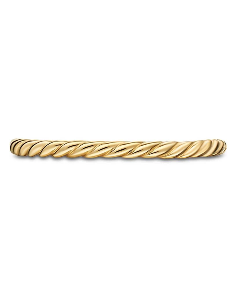 David Yurman Petite Modern Renaissance® Band Ring in 18K Yellow Gold, 1.7mm 4